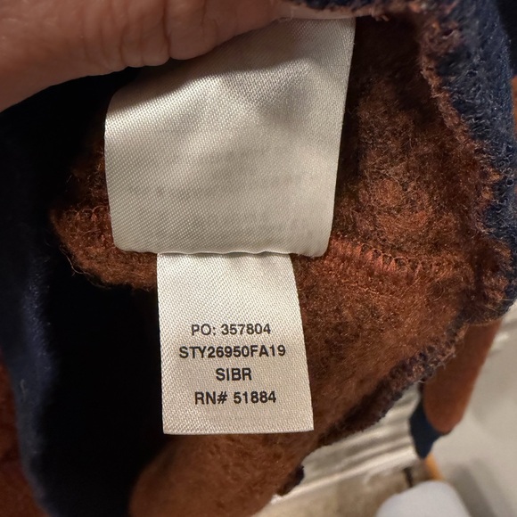 Patagonia Woolyester Fleece - Rust/Brown - Large - Picture 6 of 7